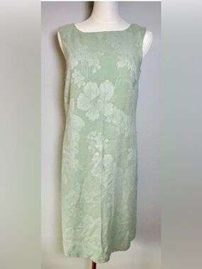 Tommy Bahama Mint Green Silk Floral Maxi Dress size 4